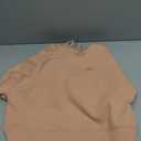 Lacoste Women's Short Cut Cutton Hoodie, Latte, 4