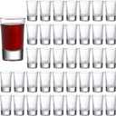 40 Pack Heavy Base Shot Glasses, 1.4oz Whiskey Shot Glass Set Small Glass Cups for Liqueur Spirits Bar Party Favor Housewarming Gift