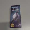 Retractable Car Charger, 4 in 1 Retractable Car Charger 66W with Cord 2.6ft, Retractable Cables and USB Ports Car Adapter Compatible with iPhone15/14 Pro (Dual Lightening)