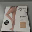 YAGAXI Fleece Lined Opaque Tights for Women - 2 Pairs 200D Warm Winter Pantyhose with Control Top (Small, Nude)