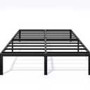 LUMUNANCE Metal Bed Frame Full Size - 14 Inch Heavy-Duty Full Platform Bed Frame No Box Spring Needed, Easy Assembly, Noise-Free, Sturdy Mattress Foundation, Underbed Storage Space