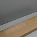 Cordless Faux Wood Blinds 26" W x 48" H, 2 Inch Slat Horizontal Windows Blinds with Crown Valance, Room Darkening Blinds, White Blinds for Home Interiors.