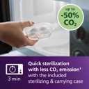 Philips Avent Ultra Air Pacifiers - Orthodontic Design, for Babies 6-18 Months, Soft Silicone Symmetrical Nipple, BPA-Free, 2 Sterilizing Cases, 4 Pack, SCF087/25 (green, pink)