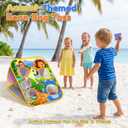 Bean Bag Toss Game for Kids - Cornhole Board Outdoor Toys for Toddlers -Party Activities Carnival Outside Yard Backyard Beach Lawn Games Toy for Kid Boys Girls Age 3 4 5 6 7 8 Year Old Birthday Gifts
