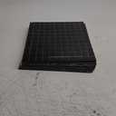 XUANINY 11-Sheet Peel and Stick Backsplash Tiles, Brushed Aluminum Surface Metal Mosaic Sticker for Kitchen Wall (11.41"x11.41") (11, Black Brushed)