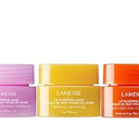 Pack of 3 LANEIGE Lip Sleeping Mask: Nourish, Hydrate, Vitamin C, Murumuru & Shea Butter, Antioxidants, Flaky, Dry Lips