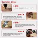 ANGELSWORD 8 PCS Rusty Wood Plug Cutter Drill Bit Set, 1/4", 3/8", 1/2", 5/8" Barrel Type and Claw Type with 1/4" Hex Shank, Plug Cutters for Woodworking