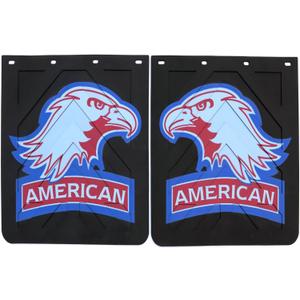 2024 New Upgrade Mud Flap for Semi Truck/Trailer, Universal Heavy Duty Rubber MudFlaps, 24x30 inch 2 Pack (Eagle)