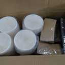 To Go Disposable Paper Coffee Cups,120 Pack with Lids,Sleeves,Straws,Hot/Cold Beverage Drinking Cup for Water,Juice,Coffee or Tea,Suitable for Home,Shops Cafes, 12 oz
