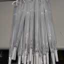 18 Pack Clear Wedding Umbrellas Bulk 36" Transparent Bubble Umbrellas, Auto Open & Windproof with J-Hook Handle Waterproof Canopy for Bride, Groom, Photography, Golf, Outdoor Events