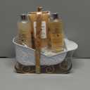 Gift Baskets for Women, Body & Earth Gift Set with Jasmine & Honey Scent Includes Bubble Bath, Hand Cream, Holiday Gift Baskets, Bath and Body Gift Sets for Women, Happy New Year Gifts