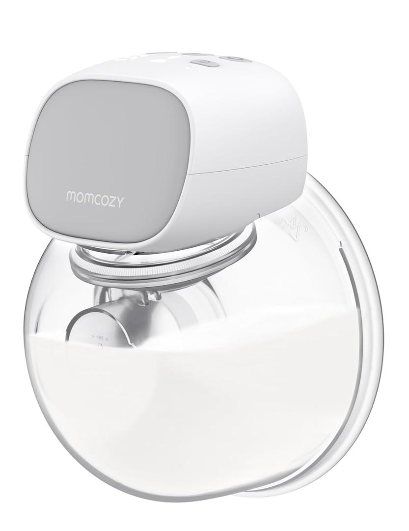Momcozy S9 Pro Wearable Breast Pump, Hands-Free Single Electric Portable Pump1 Count,Matte Gray