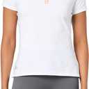 adidas Women's Ultimate365 Gingham Polo Shirt (White, L)