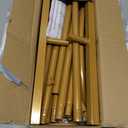 6.6 ft Arch Backdrop Stand, Metal Wedding Arch Stands for Party, Birthday, Wedding, Bridal Shower, Baby Shower Gold