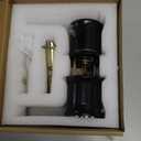 HOSOM Privacy Door Knob with Lock, Matte Black Door Knob Set, Black Door Handles Interior, Keyless Doorknobs Interior Door Lock for Bedroom, Bathroom, 1 Pack