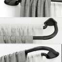 Blackout Wrap Around Double Curtain Rod, 48-84" Telescoping Industrial Drapery Rod, 3/4" Diameter Room Darkening Double Rod for Bedroom & Living Room, Easy Installation, Matte Black