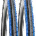 YUNSCM 2-PCS 700C Bike Tires 700x28C/28-622 28x1 5/8x1 1/8 Compatible with Road Bike Tires 700x25C 700x26C 700x27C 700 x 28C 700x30C Bicycle Tires (Y-786)
