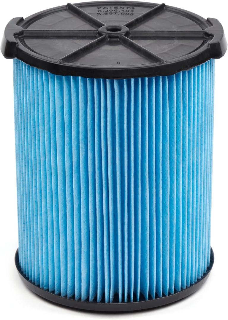 CRAFTSMAN CMXZVBE38751 Genuine Fine Dust Wet Dry Vac Replacement Vacuum Filter for Most 5 to 20 Gallon CRAFTSMAN Shop Vacuums, Easy Installation and Traps Fine Particles