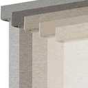 Persilux Light Filtering Roller Shades for Window Blinds,Cordless,Linen Fabric,Thermal Insulated Fabric UV Protection Shades for Home,Office,Bedroom,Door,Light Filtering-Cream,30" W X 72" H