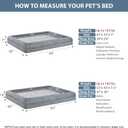 WNPETHOME XXL Extra Large Dog Bed, Washable Dog Couch with Removable Waterproof Cover, Orthopedic Large Pet Sofa Bed with Bolster Sides for Sleeping