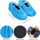 Dimeho 11 Pairs Shoe Covers Washable Thickened Boot Shoe Covers Soft Reusable Non-Slip Shoes Protectors for Indoor Use Household Office Home Laboratory (Multicolor)