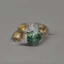 PATIKIL 5/8" Brass Flare Cap, 7/8-14UNF Female Thread 6Pcs SAE Flare Fitting 45 Degree Hex Pipe Fittings for Air Conditioner Refrigeration