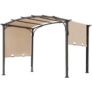 85''x 208'' Universal Replacement Pergola Cover for Pergola L-PG080PST and Other Same Size of Pergolas, (Light Beige)