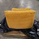 Aosaifen Bean Bag Chair - Corner Sofa, Fireside Chair Bean Bag Sofa Large Bean Bag Chair for Adults,Fireside Floor Couch for Living Room, Bedroom, Gaming & Office (Yellow, Single)