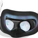 3 x 2Pcs Silicone Breathable Facial Cover for Meta Quest 3S | Elastic sweat-resistant silicone cover protects skin and brings comfy long-time VR gameplay