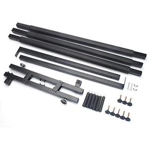 Home Triple Folding Multiple Guitar Holder Rack Stand Black