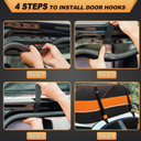 Sailnovo Rooftop Cargo Carrier Waterproof 15 Cubic Feet Car Roof Cargo Bag Roof