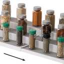 SIMPLEMADE 3-Tier Spice Rack Organizer - Versatile Storage Shelf for Kitchen, Bathroom, Bedroom & Office, Set of 1, White