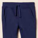 Amazon Essentials Girls and Toddlers' Sweatpants, Multipacks (Large, Navy)