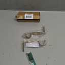 Ivilon Adjustable Brackets for Curtain Rods - for 7/8 or 1 Inch Rods. Set of 2 - Warm Gold