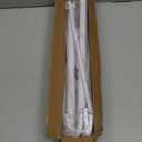 Hanging Closet Rod, 2 Pack Adjustable Height & Width Closet Rods for Hanging Clothes-Closet Extender Hanging Rod Space-Maximizing Design Suitable for Hanging and Drying Clothes, White