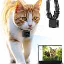 Cat Camera Collar 1080P HD Video Recording Pet POV Cam, NO WiFi NO APP, Mini Action Cameras for Cats/Dogs Tracking(No Micro-SD Card Included)