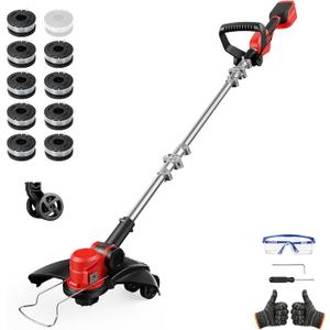 Cordless Weed Wacker for Milwaukee M18 Battery - 12" Electric Weed Eater
