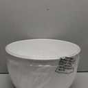 UOUZ 12inch Large Plant Pot, Modern Plastic Planter with High Driange Holes and Saucer for Indoor Outdoor Garden Plants and Flowers, White