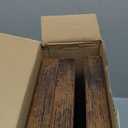 BAYKA Floating Shelves Bathroom for Wall  Shelf Over Toilet Farmhouse Rustic Wood for Bedroom, Kitchen, or Living Room Decor Organization, Christmas Decor Shelves  Rustic Brown, Set of 3 (15.7inches)