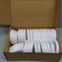 White Decor Foam Wreath Forms 4in/ 10cm Foam Circle for Christmas Decorations DIY Supplies (30 Pack) Nativity Ornaments Rings