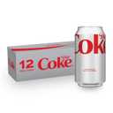 Diet Coke Soda Soft Drink Fridge Pack Cans, 12 fl oz, 12 Pack, EXP: 07/07/28
