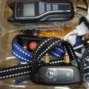 Asrcs Shock Collar for Dogs 2 Dogs (15-120lbs) 2000FT Dog Shock Collar with Remote Control Waterproof Dog Training Collar with Remote 4 Safe Modes Rechargeable Lock Flash Light for All Breeds - Gray