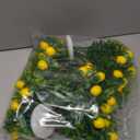 Giegxin Blue Tiles Lemon Table Centerpiece Decor Amalfi Coast Box Decorations with Artificial Lemon Branches for Capri Mediterranean Positano Wedding Birthday Party Decor(4 Sets)