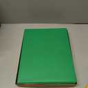 FILE-EZ Two-Pocket Folders, Green, 25-Pack, Textured Paper, Letter Size (EZ-32560)