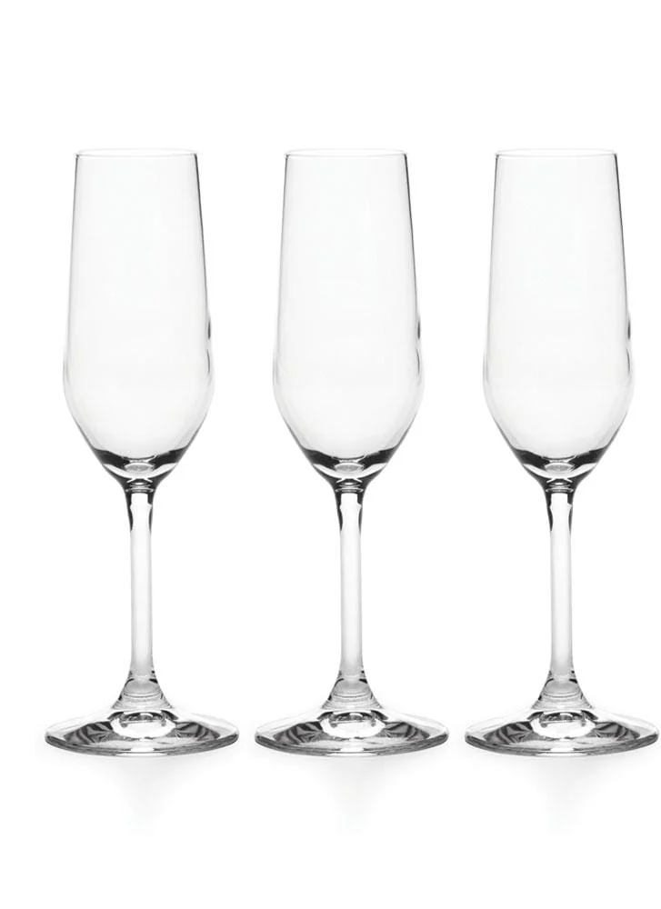 Mikasa Samantha Champagne Toasting Flutes, Set of 3, 10.5 Ounce