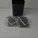 Bathroom Trash Can with Lid, KOEYLE 2 Pack 2.2 Gallon Automatic Touchless Garbage Can, Small Motion Sensor Smart Trash Can, Slim Waterproof Trash Bin for Bedroom, Bathroom, Office, Living Room (Black)