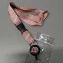 Cruise Ship Lanyard,with Adjustable Badge Lanyard with Detachable Clasp, Waterproof ID Badge Holder for All Cruise Ships and Vessels Key Cards (Pink)