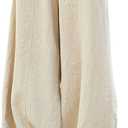 Women's Casual Cotton Linen Baggy Pants with Elastic Waist Relax Fit Lantern Trouser, Medium