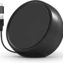 USB Computer Speaker for Laptop, External Speakers for Desktop Computer with Crystal Clear Sound, Rich Bass and Volume Buttons, Plug-N-Play (Black)