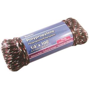 THE MIBRO GROUP 300011BG Polypropylene Diamond Braid, 1/4" x 100'